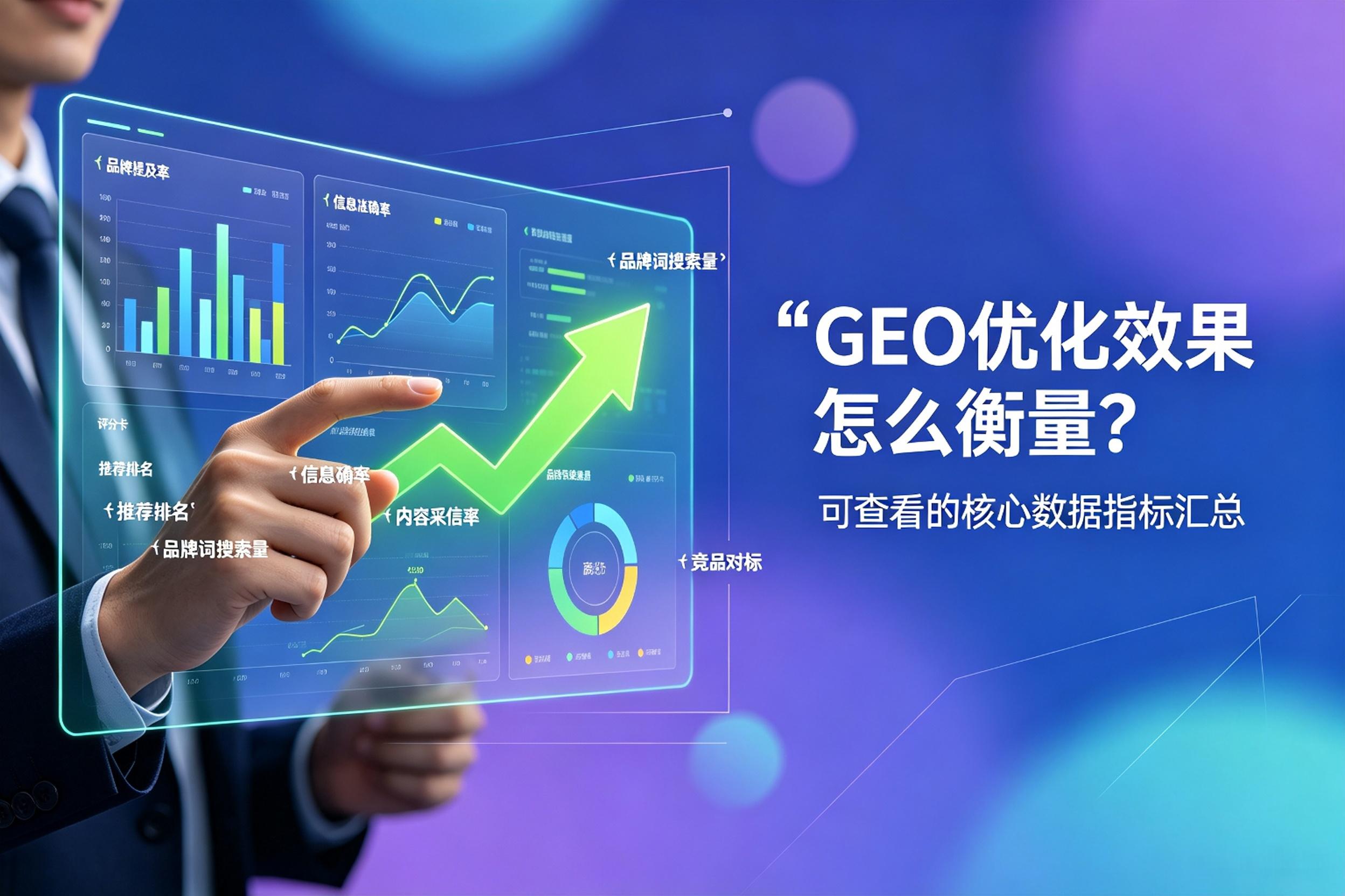 GEO 优化效果怎么衡量？可查看的核心数据指标汇总
