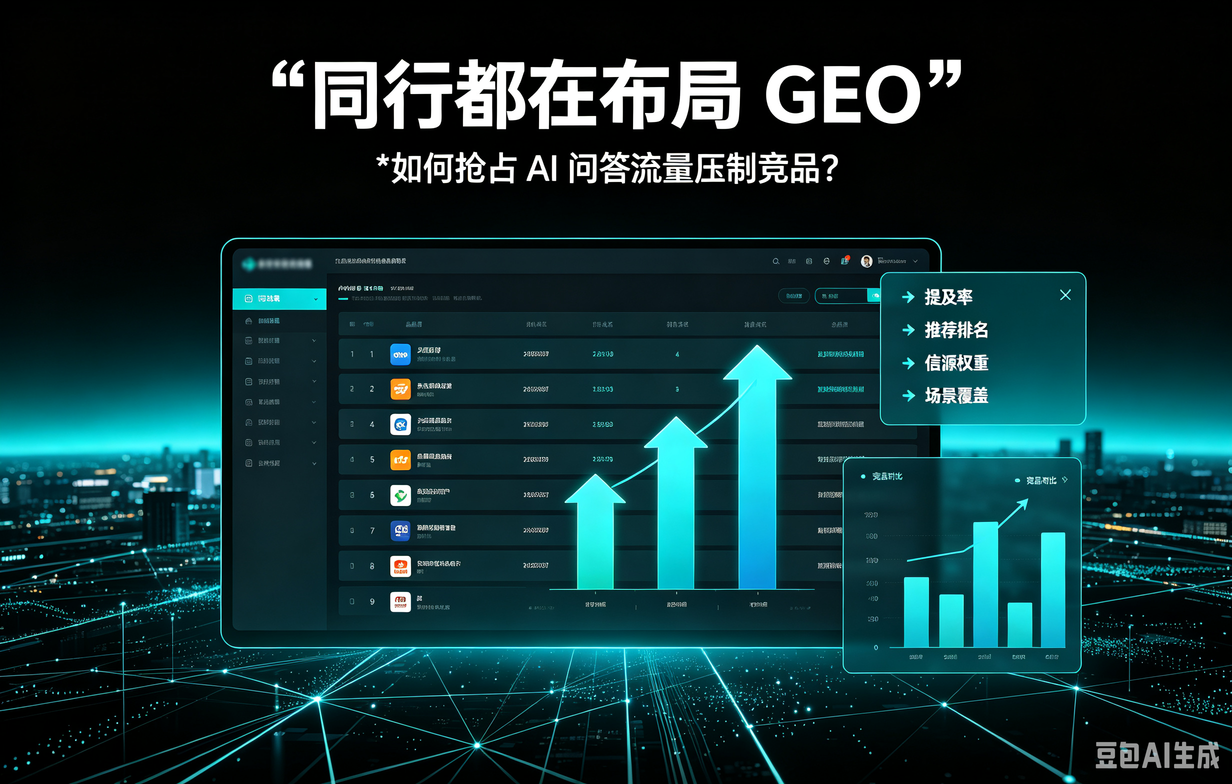 同行都在布局 GEO，如何抢占 AI 问答流量压制竞品？